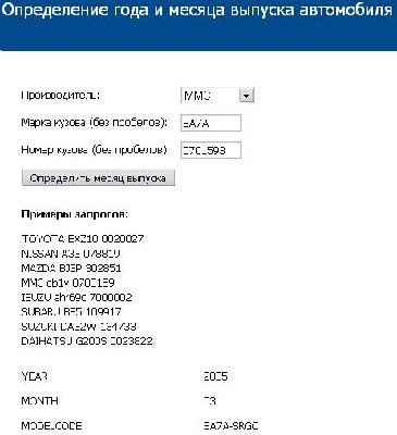 год выпуска