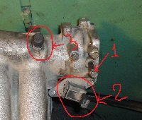 1 заглушка,2 что за клапан и куда он подсоединяется?,3 что за заглушка?