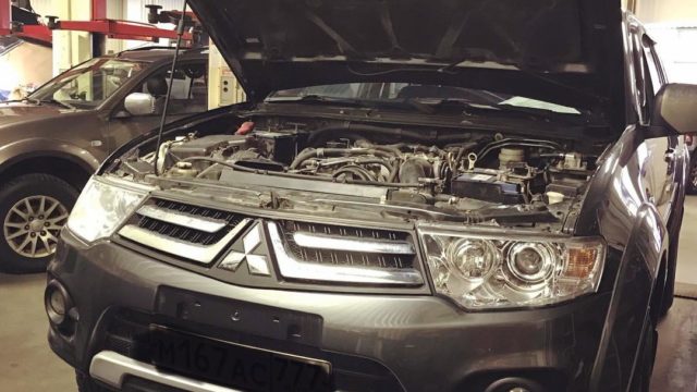 Трещины на ремне ГРМ на свежем Pajero Sport